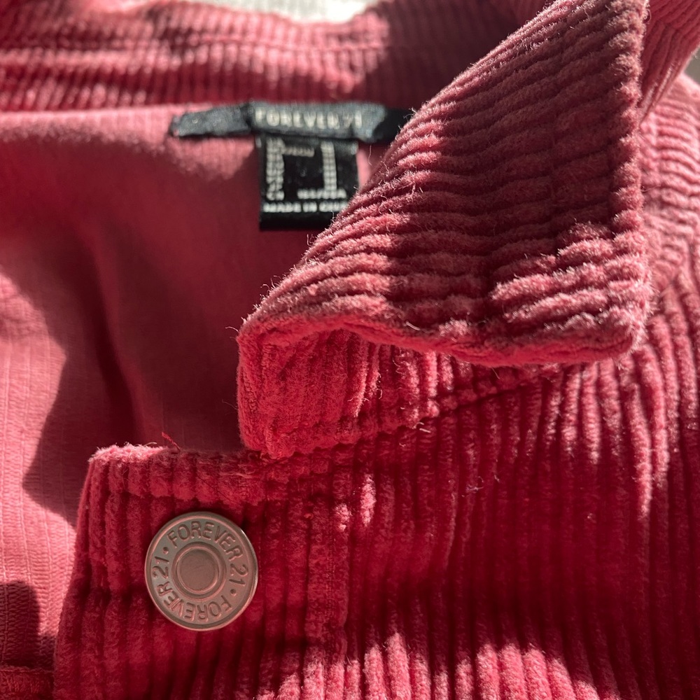 Forever 21 cropped corduroy jacket